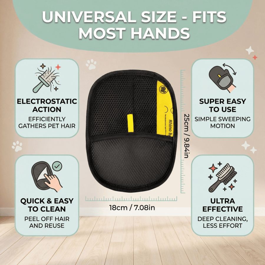 Electrostatic Pet Hair Removal Glove